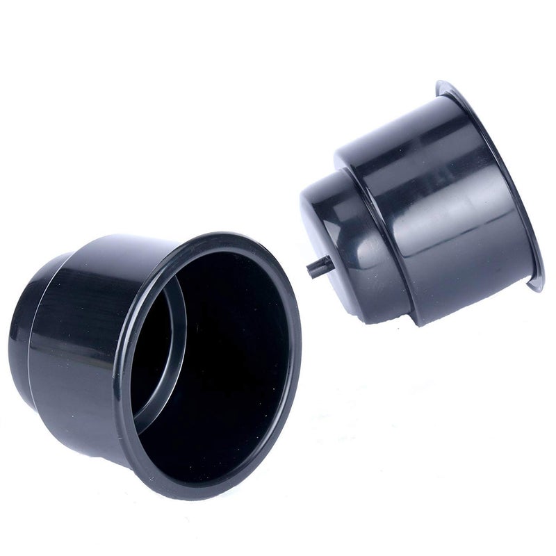 Amarine Made Boat Cup Holders for Drinks, Recessed Plastic Cup Drink Can Holder with Drain Hole for Boat Truck Car Table Black (6), Marine Cup Holder, Boat Cup Holder Insert - Image 4